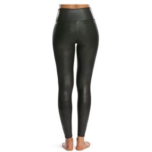 Spanx black Faux Leather Leggings
